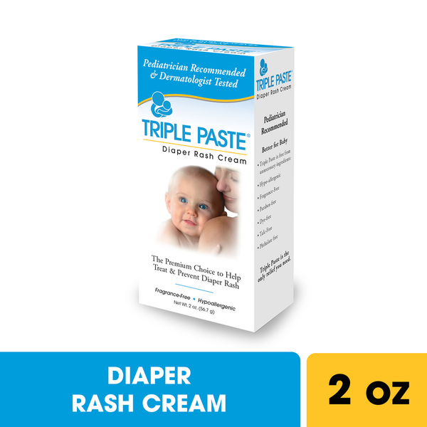 Triple Paste Zinc Oxide Medicated Diaper Rash Ointment
