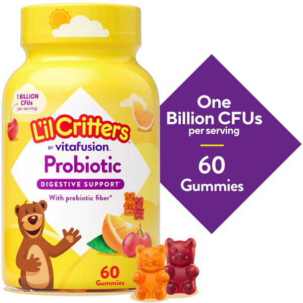 L'il Critters Gummy Vites Probiotic Daily Gummy Supplement For