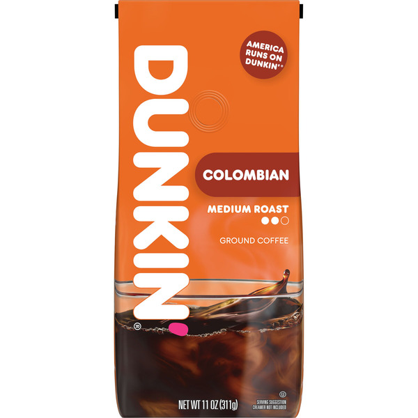 Dunkin' Colombian Medium Roast Ground Coffee