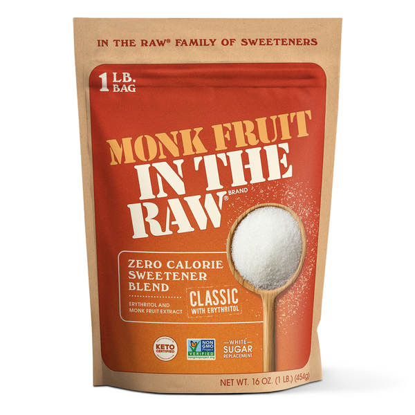 Monk Fruit in the Raw Zero Calorie Classic with Erythritol Sweetener Blend