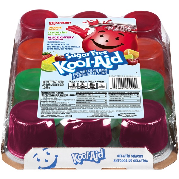 KoolAid Gelatin Snacks Variety Pack Cups (37.6 oz) Instacart