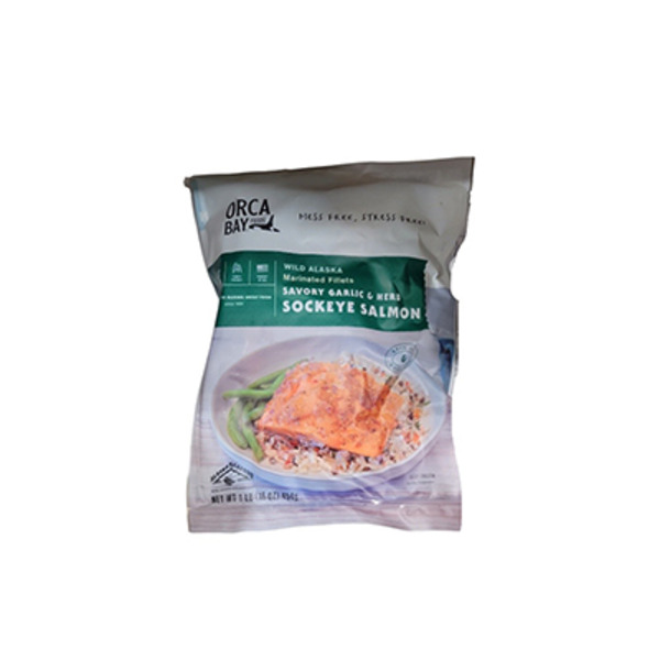 Orca Bay Sockeye Salmon, Savory Garlic & Herb