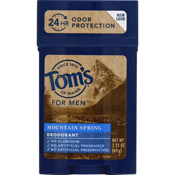 Tom's of Maine Deodorant, for Men, Mountain Spring Same-Day