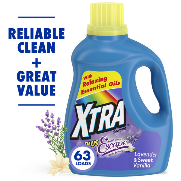 XTRA Plus Escape Lavender & Sweet Vanilla Laundry Detergent Same
