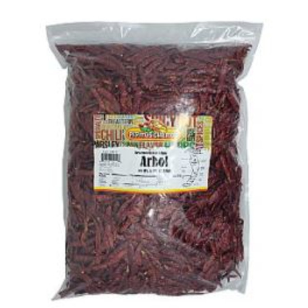 Chile de Arbol Tostado - 4 lbs