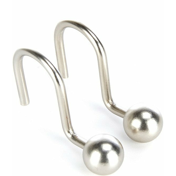Noble Excellence Ball Shower Curtain Hook Set