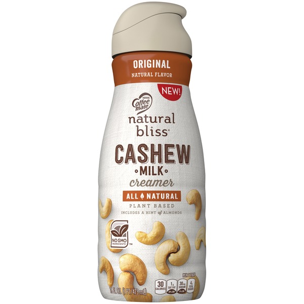 Nestlé Coffee Mate Natural Bliss Original Flavored All Natural Cashew