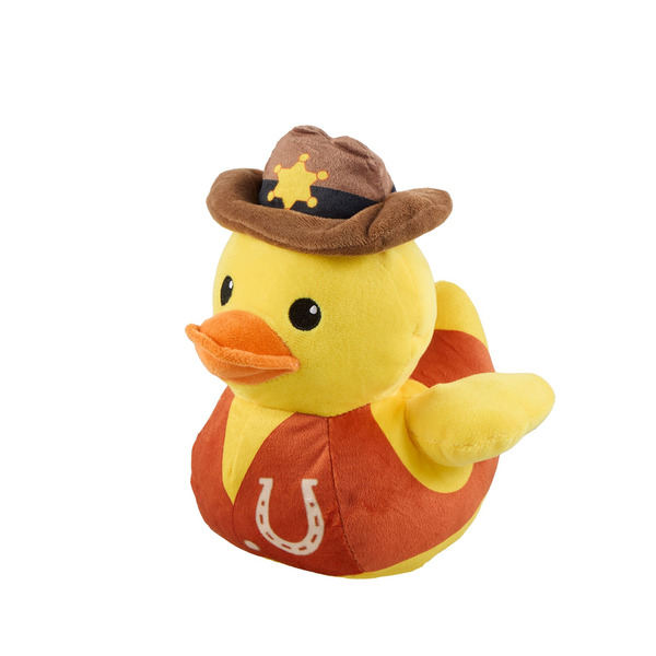 Thrills & Chills Halloween Plush Cowboy Duck Dog Toy