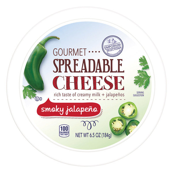ALDI Emporium Selection Smoky Jalapeno Gourmet Spreadable Cheese Same