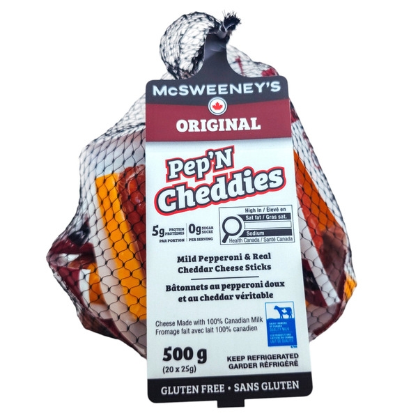 McSweeney's Pep'N Cheddies Cheese Sticks 20 x 25 g