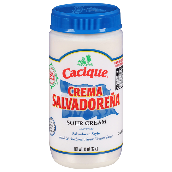 Cacique Salvadoran Style Crema Salvadorena Sour Cream Same-Day