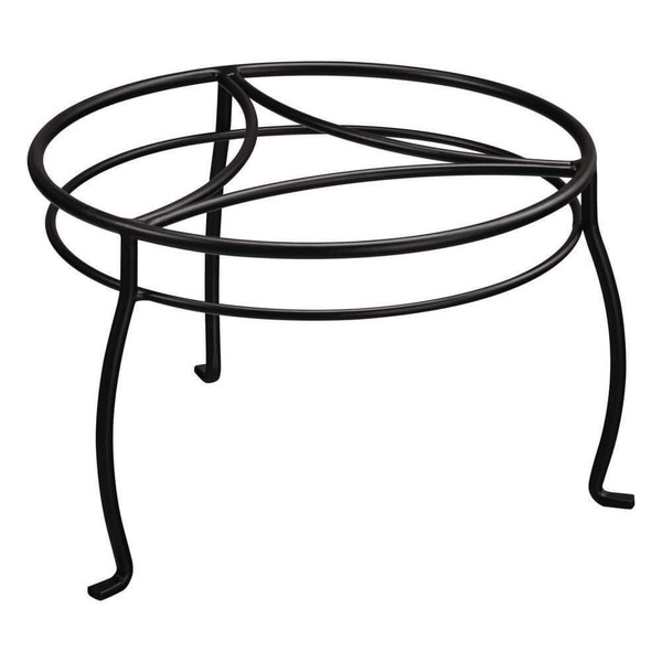 Vigoro 8 In. Black Metal Indoor Plant Stand (12 In. L X 12 In. W X 8 In. H)
