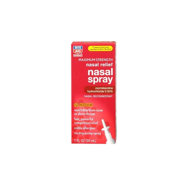 Rite Aid Maximum Strength Nasal Spray 1oz (0.1302 qt) Instacart