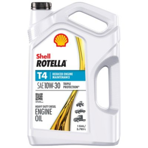 Shell Rotella 1 gal. 10W-30 T4 Triple Protection Motor Oil
