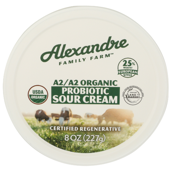Alexandre Family Farms Organic A2/A2 Probiotic Sour Cream Same-Day