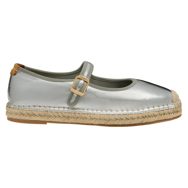 スペイン製 Joyeria Perez Fernandez 915純銀 3点• Serra Ladies Silver Espadrille Flat - Size 10 Same-Day Delivery or