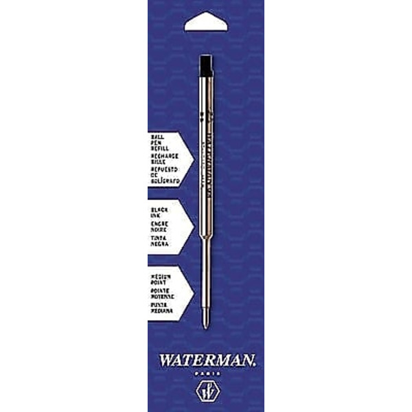 Waterman 834254 Black Ink Medium Ballpoint Pen Refill