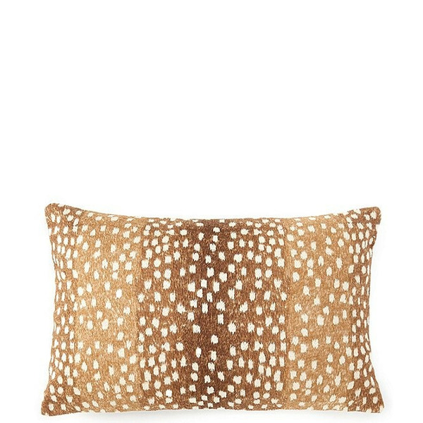 Southern Living Embroidered Animal Print Rectangular Pillow