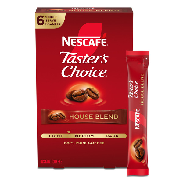 NESCAFE Taster's Choice House Blend Medium-Light Roast Instant Coffee