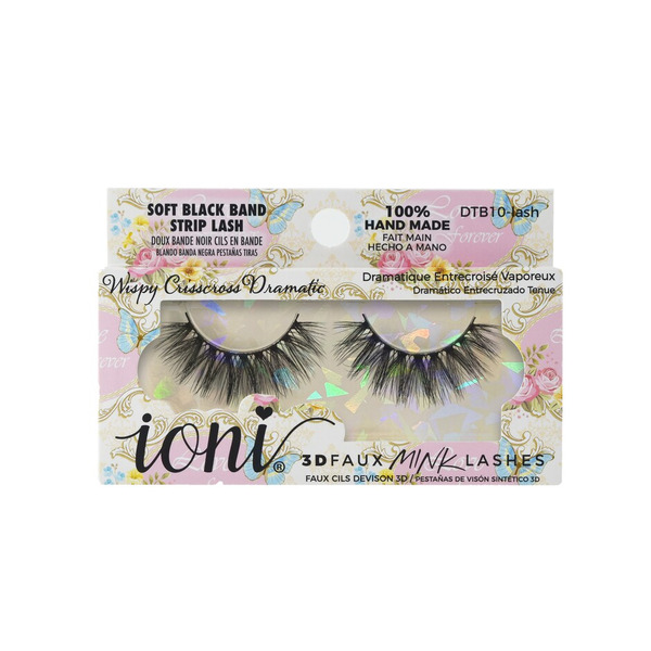 ★DONKIE★ Lysian lisian 2color ioni 3D Faux Mink Lashes - Wispy Crisscross Dramatic Same