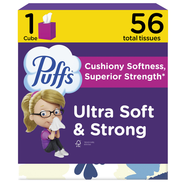 Puffs Ultra Soft Facial Tissues