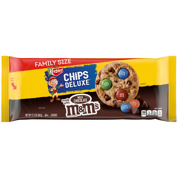 Keebler Chips Deluxe Cookies Rainbow with M&Ms Same-Day