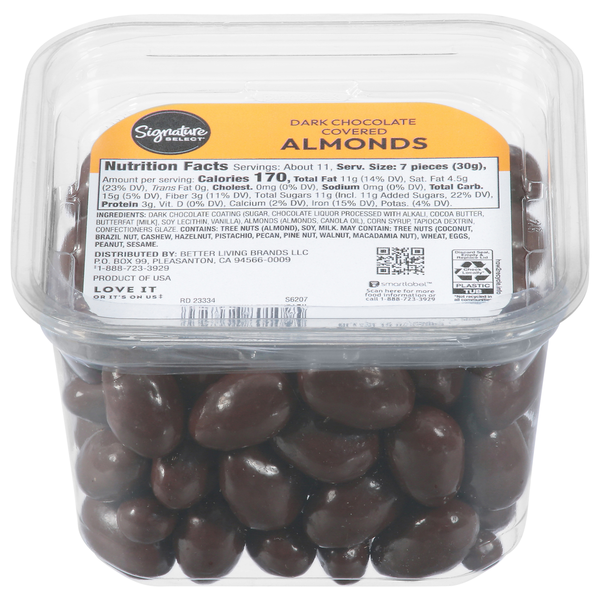 Signature SELECT Almonds, Dark Chocolate Covered