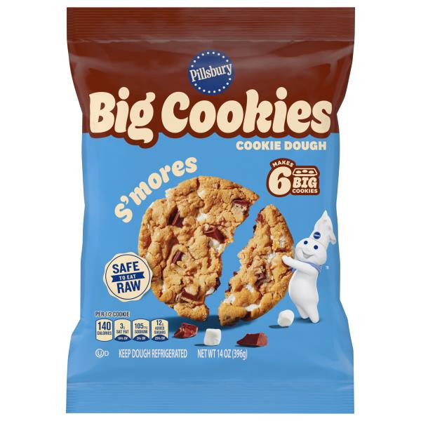 Pillsbury Ready to Bake! Big Cookies S'mores Cookie Dough Same-Day