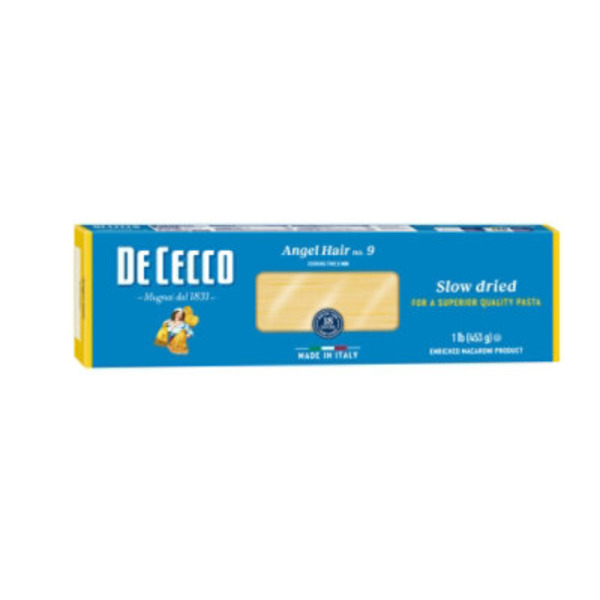 De Cecco Angel Hair, No. 9, Slow Dried