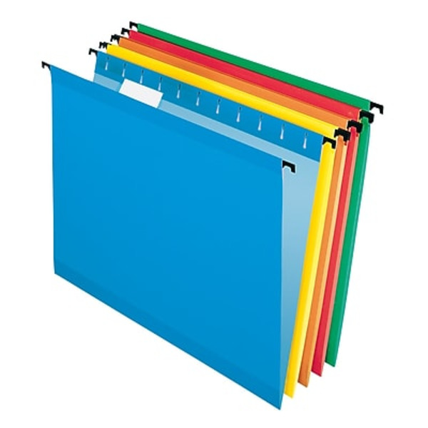 Pendaflex Multicolor Letter Size SureHook 5-Tab Hanging File Folders