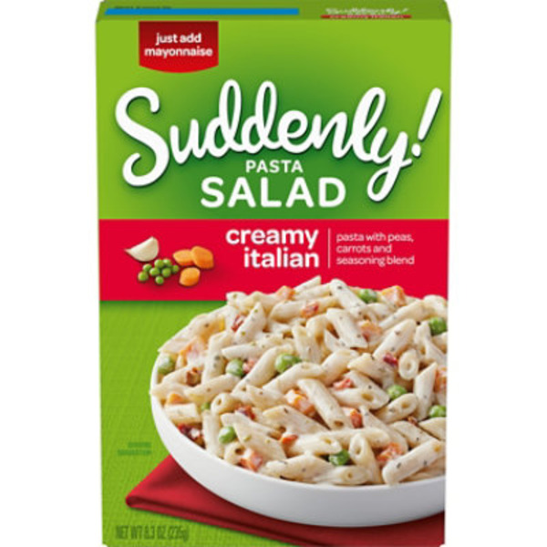 Suddenly Pasta Salad Creamy Italian