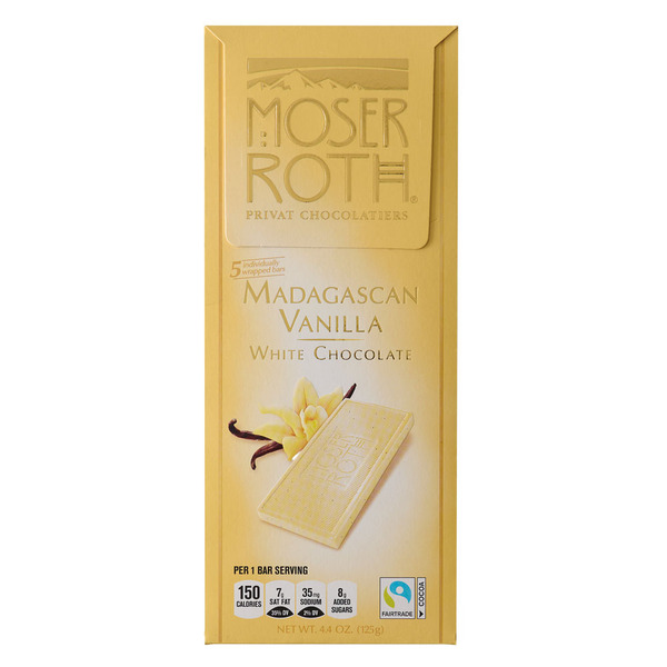 Moser Roth Vanilla White Chocolate Bar Same-Day Delivery or Pickup