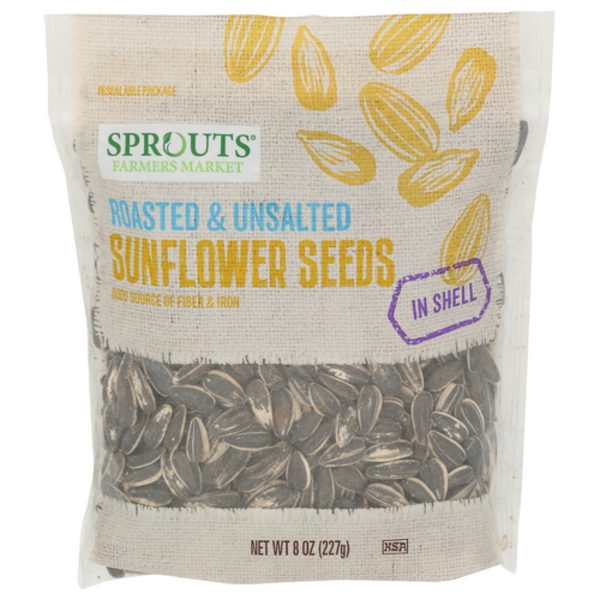 roasted unsalted shelled sunflower seeds