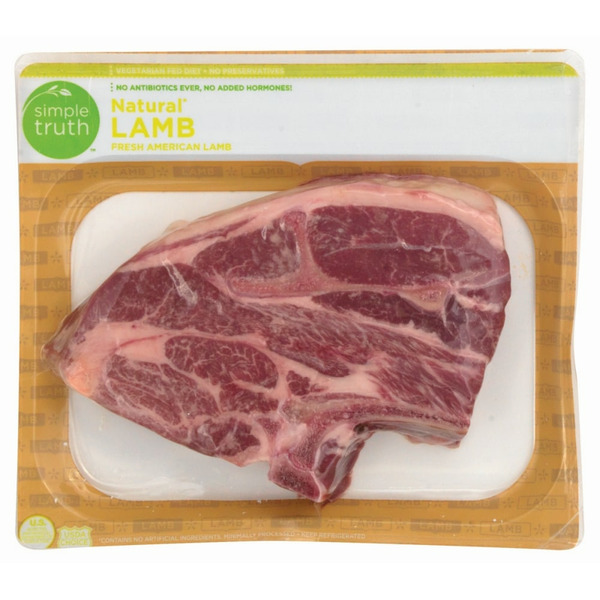 QFC Simple Truth Natural Lamb Shoulder Chop SameDay Delivery Instacart