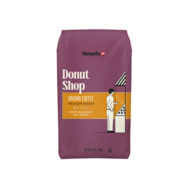 Simply Go Donut Shop Medium Roast Ground Coffee