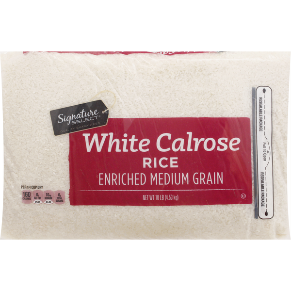 Signature SELECT Rice, White Calrose, Medium Grain