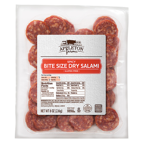 Appleton Farms Bite Size Spicy Salami