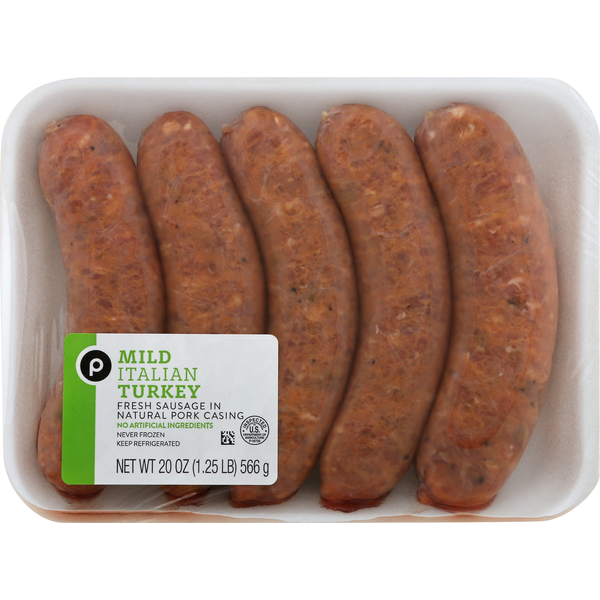 Publix Turkey Sausage, Fresh, Mild Italian (20 oz) Instacart