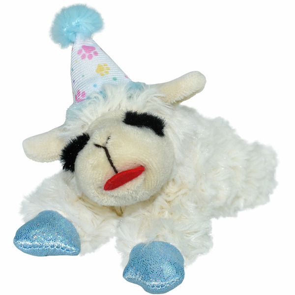 Multipet International Birthday Lamb Chop Dog Toy