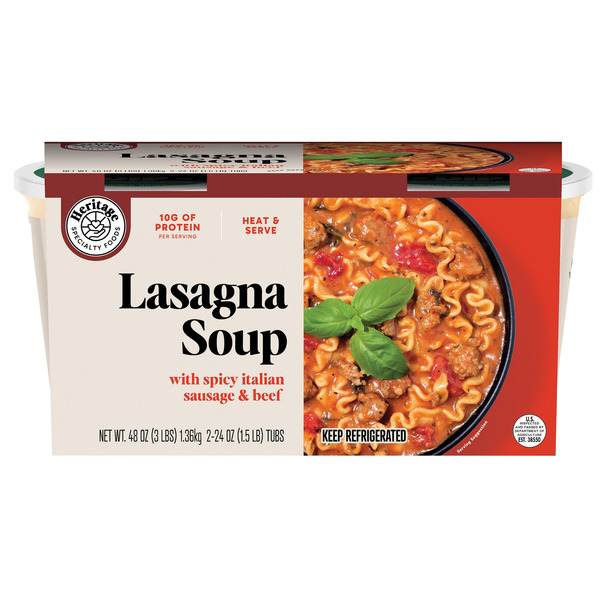 Heritage Lasagna Soup, 24 oz, 2-count
