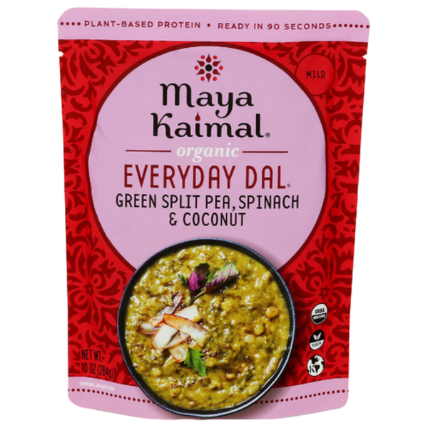 Maya Kaimal Organic Everyday Dal Green Peas   Spinach   Coconut