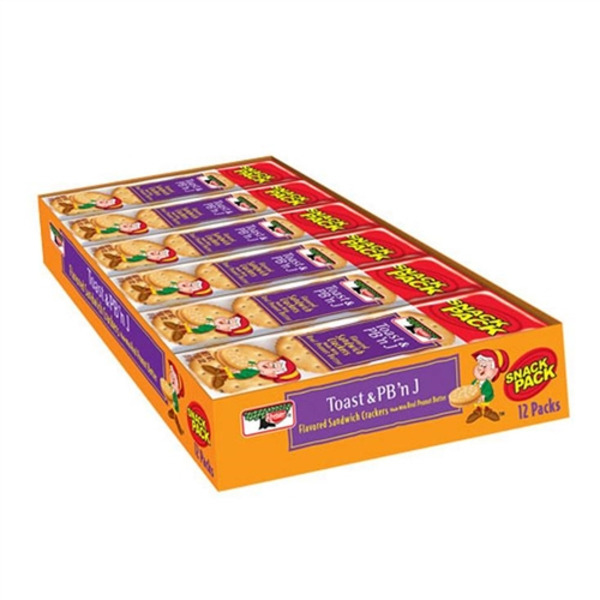 Keebler - Toast & Peanut Butter Crackers - 12/1.8 oz
