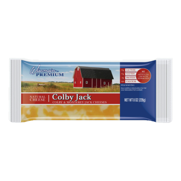 Wisconsin Premium Colby Jack & Monterey Cheeses