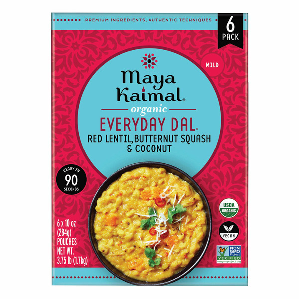 Maya Kamal Organic Everyday Dal, 10 oz, 6-count