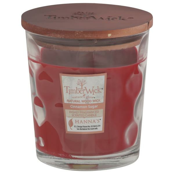 Publix Hanna's Candle Company TimberWick Candle, Highly Fragranced