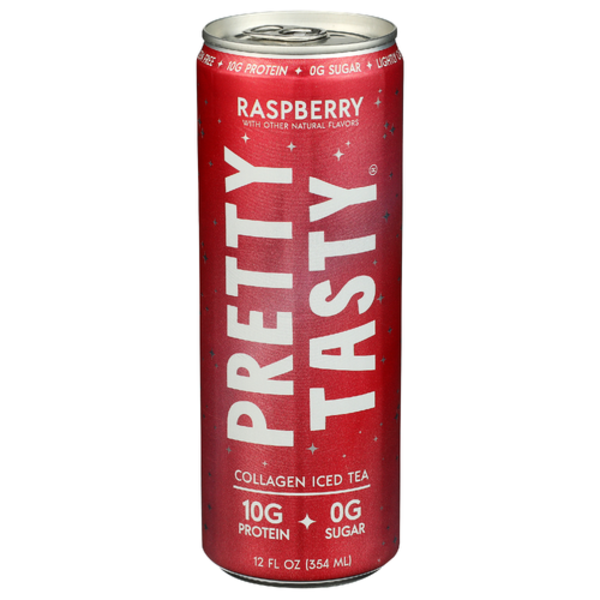 Pretty Tasty Raspberry Collagen Iced Tea