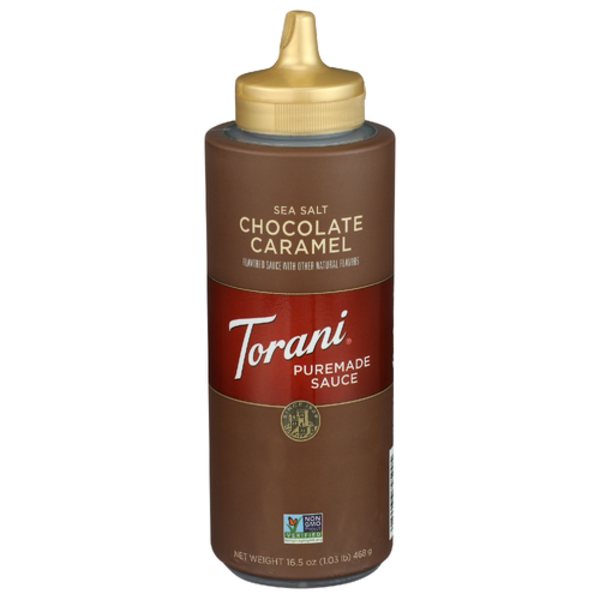 Torani Salted Chocolate Caramel Flavored Puremade Sauce