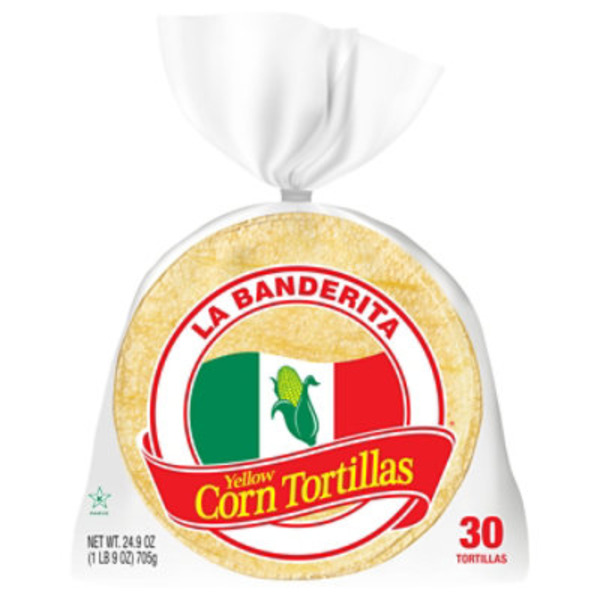 La Banderita Corn Tortillas, Yellow