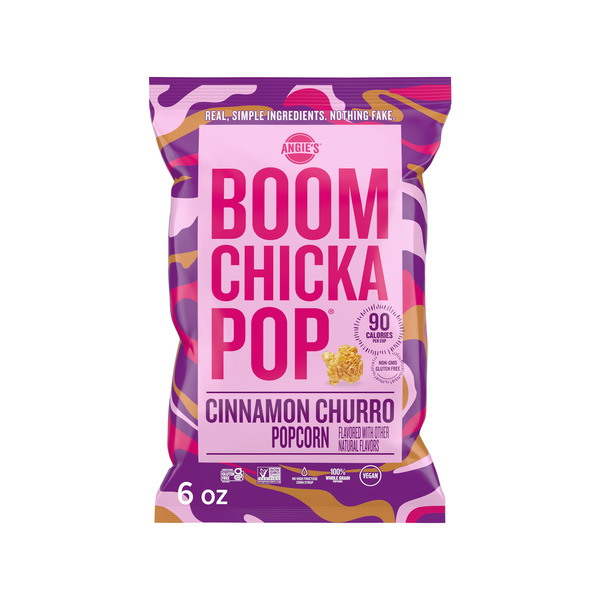 Angie's BOOMCHICKAPOP Cinnamon Churro Popcorn, Gluten-Free Same
