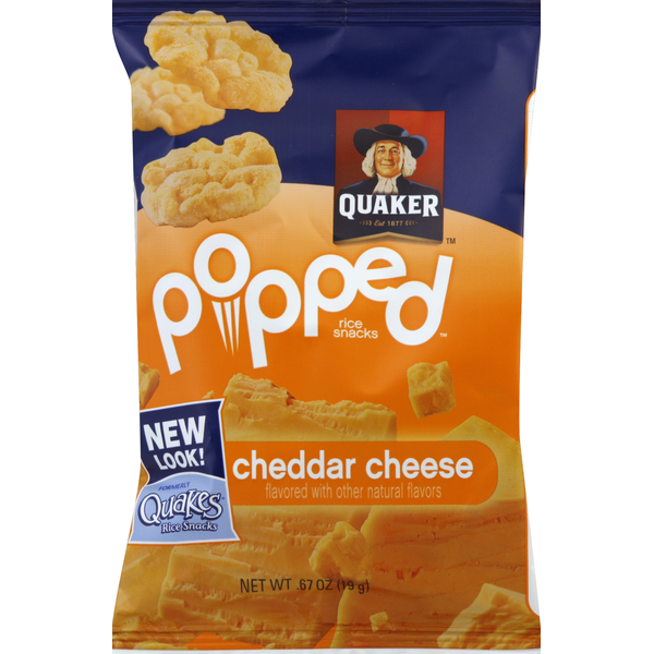 Quaker Cheddar Rice Chips (0.67 oz) Instacart